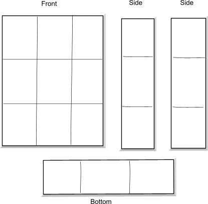 layout of bag squares